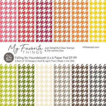 My Favorite Things Falling for Houndstooth 6x6 Inch Paper Pad