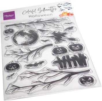 Marianne Design - Clear Stamps -  Colorful Silhouettes Halloween - Stempel 