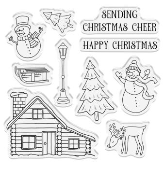 Crafters Companion - Home For the Holidays - Clear Stamps