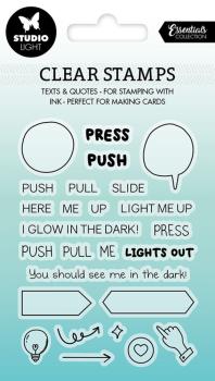 Studio Light - Clear Stamps "Interactions Light Up" - Stempel 