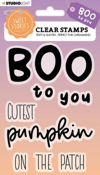 Studio Light - Clear Stamps "Boo To You" - Stempel 