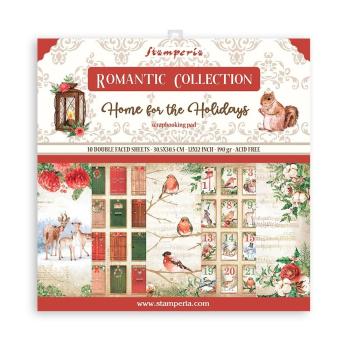 Stamperia "Romantic Home for the Holidays" 12x12" Paper Pack - Cardstock