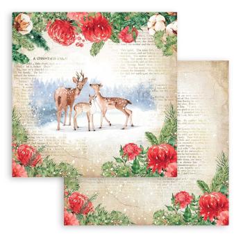 Stamperia "Romantic Home for the Holidays" 12x12" Paper Pack - Cardstock