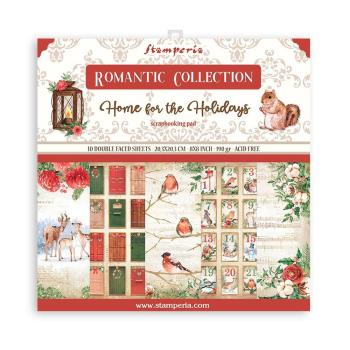 Stamperia "Romantic Home for the Holidays" 8x8" Paper Pack - Cardstock