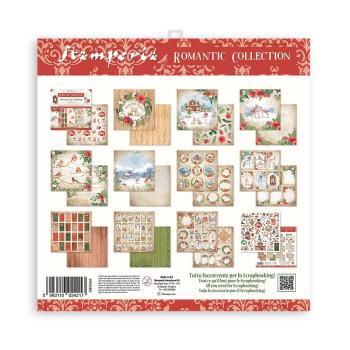 Stamperia "Romantic Home for the Holidays" 8x8" Paper Pack - Cardstock