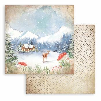 Stamperia "Romantic Home for the Holidays" 8x8" Paper Pack - Cardstock