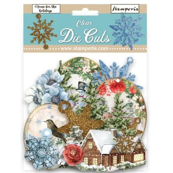 Stamperia "Romantic Home for the Holidays " Die Cuts - Stanzteile