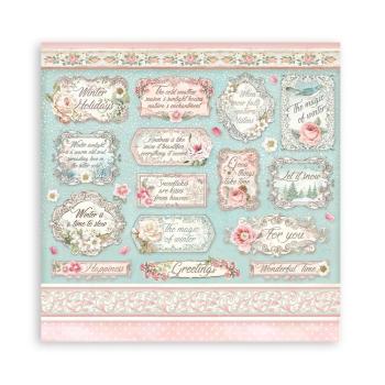 Stamperia "Sweet Winter" 8x8" Paper Pack - Cardstock