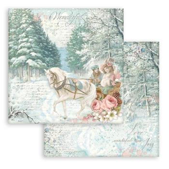 Stamperia "Sweet Winter" 8x8" Paper Pack - Cardstock