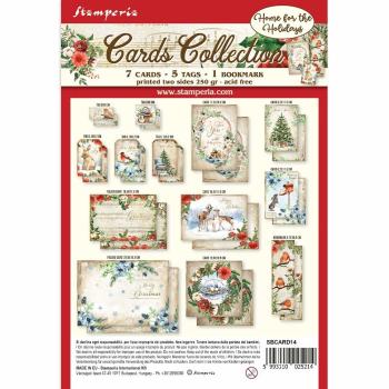 Stamperia - Cards Collection - " Romantic Home for Holidays " - Tags - Die Cuts