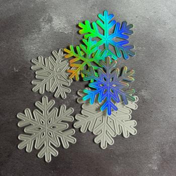 Simple and Basic - Dies - " XL Snowflakes " - Stanze