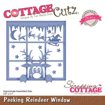 Scrapping Cottage - Dies - Peeking Reindeer Window - Stanze