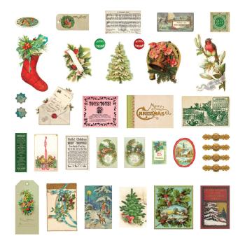 Spellbinders - Die Cuts - "Christmas Pines Miscellany" - Stanzteile