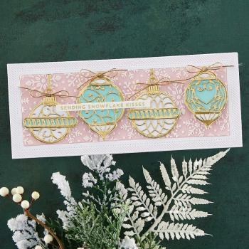 Spellbinders Dies "Flourished Ornament Slimline " Stanzschablonen