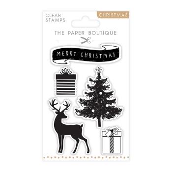 The Paper Boutique - Clear Stamp - " Merry Christmas" - Stempel
