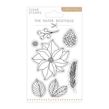 The Paper Boutique - Clear Stamp - " Poinsettia layering" - Stempel