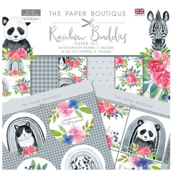 The Paper Boutique - Paper Kit - Rainbow buddies  - Die Cut Toppers - Designpapier 