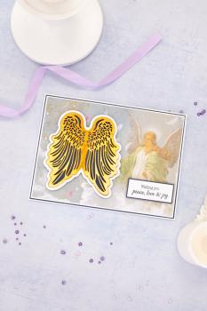 Crafters Companion - Dies -Believe in Angels - Stanze