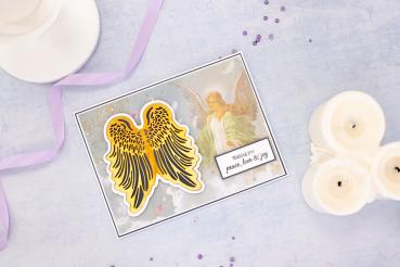 Crafters Companion - Angel Blessings - Clear Stamps