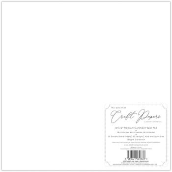 Craft Consortium - Paper Pad 12x12 Inch - In Drops Monochrome  - Papierblock