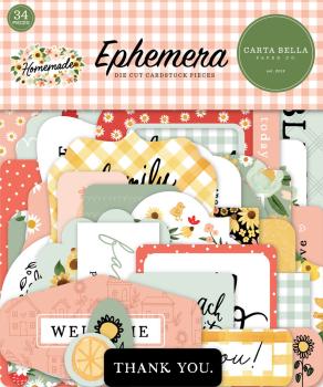 Carta Bella - Ephemera - "Homemade" - Stanzteile