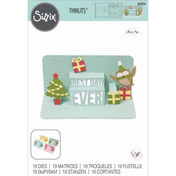 Sizzix Thinlits Craft Die-Set - Multi-Phrase Pop-Up 