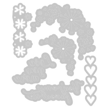 Sizzix Thinlits Craft Die-Set -  Cut-Pop Valentine 