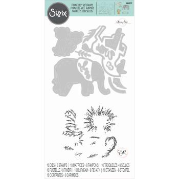 Sizzix Framelits Craft Die-Set -  Floral Safari