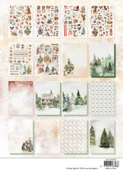 Studio Light - DIY Block - Christmas Mood  -  Stanzteile - Designpapier