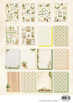 Studio Light - DIY Block - Natural Christmas  -  Stanzteile - Designpapier