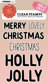 Studio Light - Clear Stamps - "Holly Jolly" - Stempel 