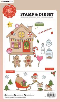 Studio Light -  Stempel mit Stanze Gingerbread