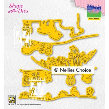 Nellie's Choice - Shape Dies - " Set-Up Spring Scene " - Stanze
