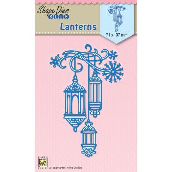 Nellie's Choice - Shape Dies Blue - "  Lanterns  " - Stanze