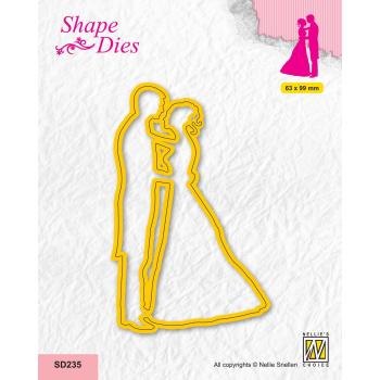 Nellie's Choice - Shape Dies - "  Bridal Couple " - Stanze