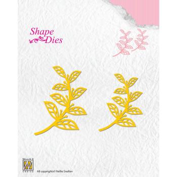 Nellie's Choice - Shape Dies - "  Leaves-2 " - Stanze