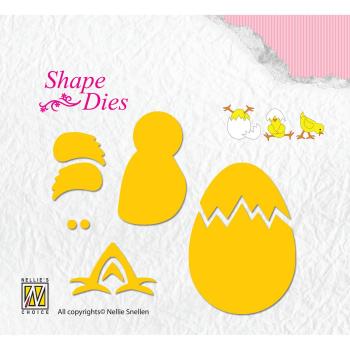 Nellie's Choice - Shape Dies - "  Chicken - Egg " - Stanze