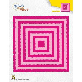 Nellie's Choice - Multiframe Dies - "  Photo Frames Squares " - Stanze