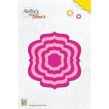 Nellie's Choice - Multiframe Dies - "  Dotted Ornamental-2 " - Stanze