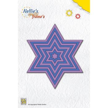 Nellie's Choice - Multiframe Dies - "  Straight Star " - Stanze