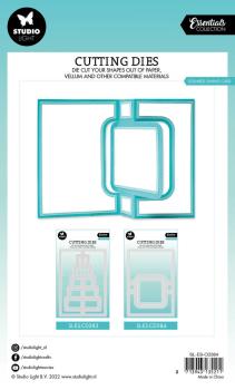 Studio Light - Dies - Squared Swing Card  - Stanze