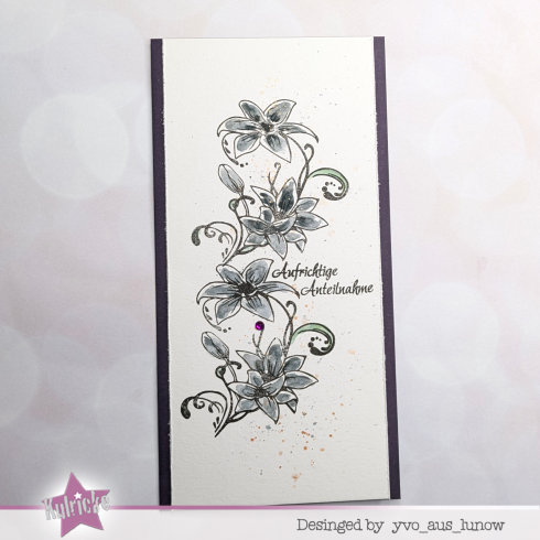 Kulricke Stempelset "Lilien" Clear Stamp Motiv-Stempel