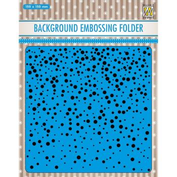 Nellie's Choice - Background Embossing Folder - "  Snow " - Prägefolder