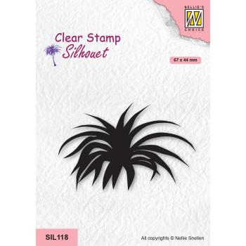 Nellie's Choice - Silhouet Clear Stamp - " Crowns of Tree Yucca " - Stempel