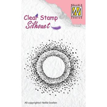 Nellie's Choice - Silhouet Clear Stamp - "  Sun " - Stempel