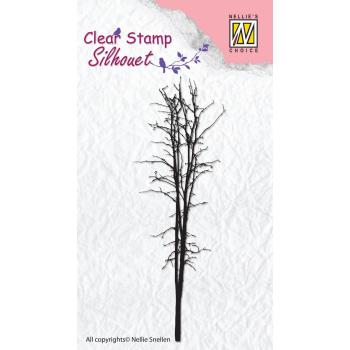 Nellie's Choice - Silhouet Clear Stamp - "  Tree-3 " - Stempel