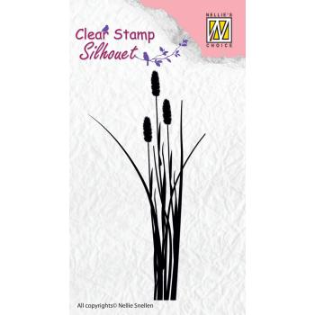 Nellie's Choice - Silhouet Clear Stamp - "  Lisdodde " - Stempel