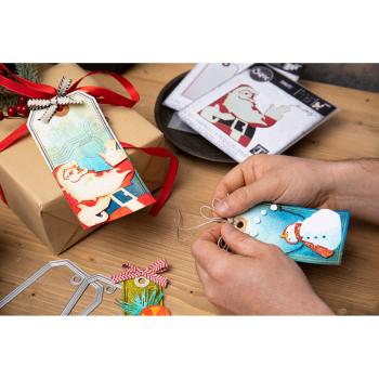 Sizzix Thinlits Craft Die-Set -  Retro Santa  