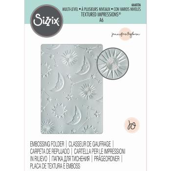 Sizzix Embossing Folder Moon Light  - Prägefolder