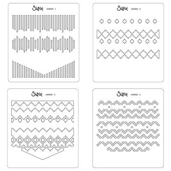 Sizzix Layered Stencil -  Textile  - Schablone